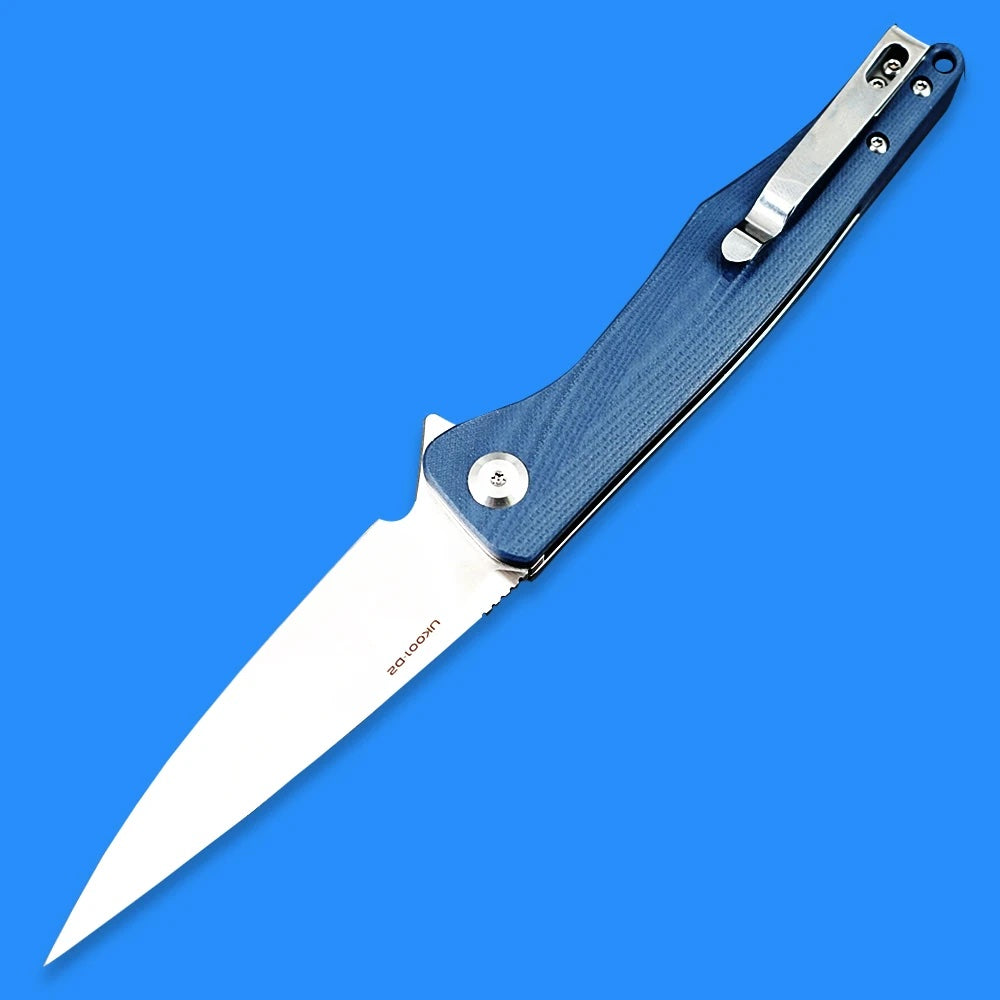 UZIMIA Knives D2 Blade Pocket Knife Folding Knives Camping Knives Tactical Knife Hunting Knives Outdoor Tool Survival EDC UK001